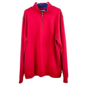 IZOD Advance Performance 3/4 Zip-up Sweatshirt size Large